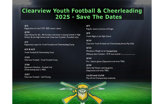 SAVE THE DATES