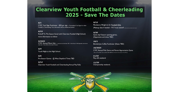 SAVE THE DATES