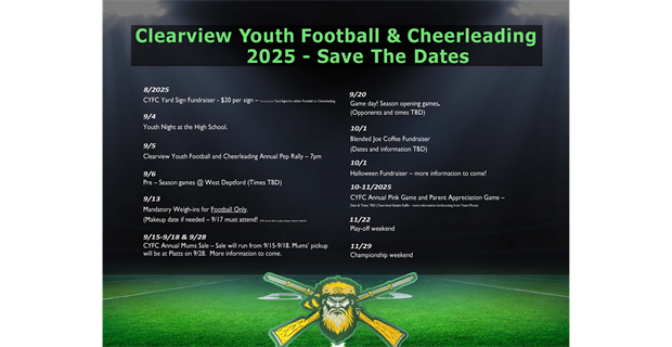 SAVE THE DATES