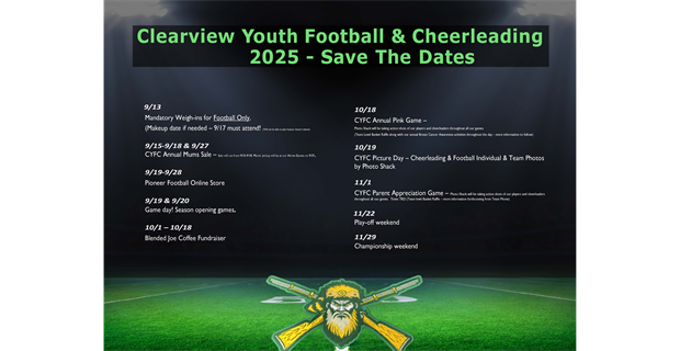 SAVE THE DATES